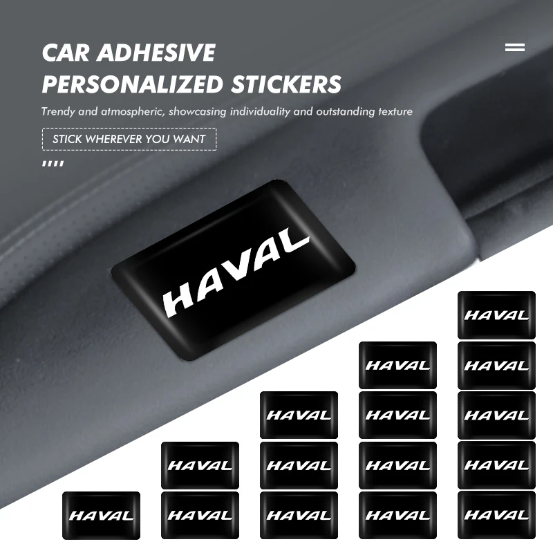 10/20/30pcs Car Fashion Brand Logo Stickers Motorcycle Decal For Haval Jolion F7 H6 H1 H2 H3 H4 H5 H7 H8 H9 M4 M6 F5 F9 F7X