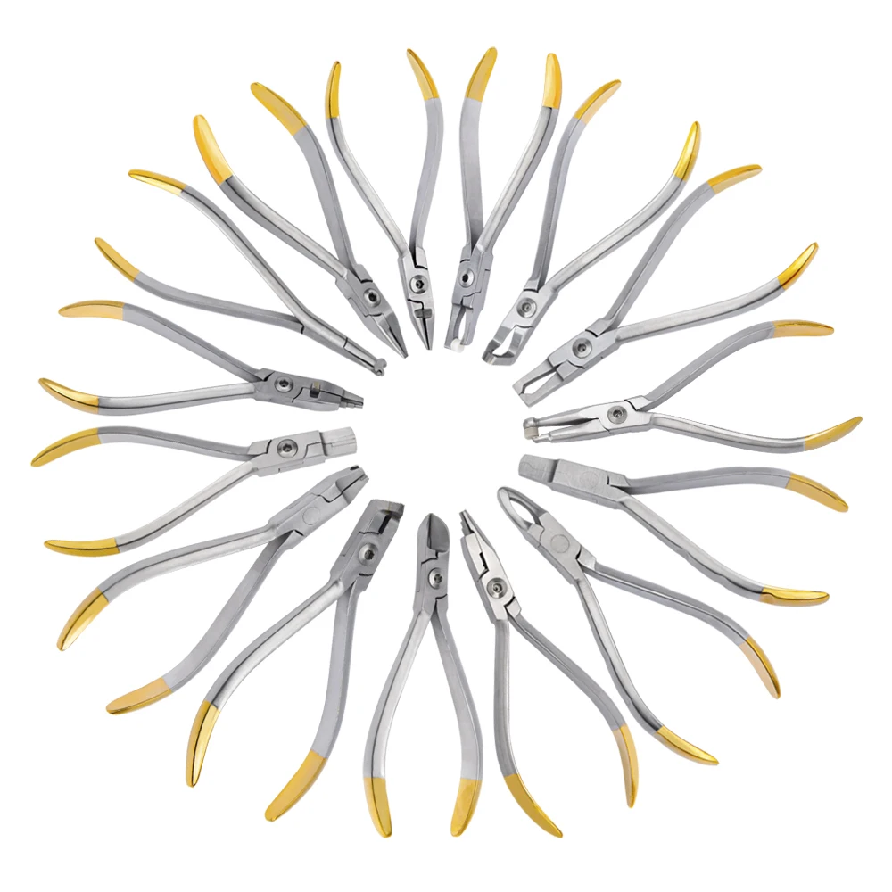 كماشة تقويم الأسنان نهاية البعيدة القاطع ذو طيات استخراج الأسنان Rongeur TC رئيس طبيب الأسنان جراحة أداة المنتج أداة