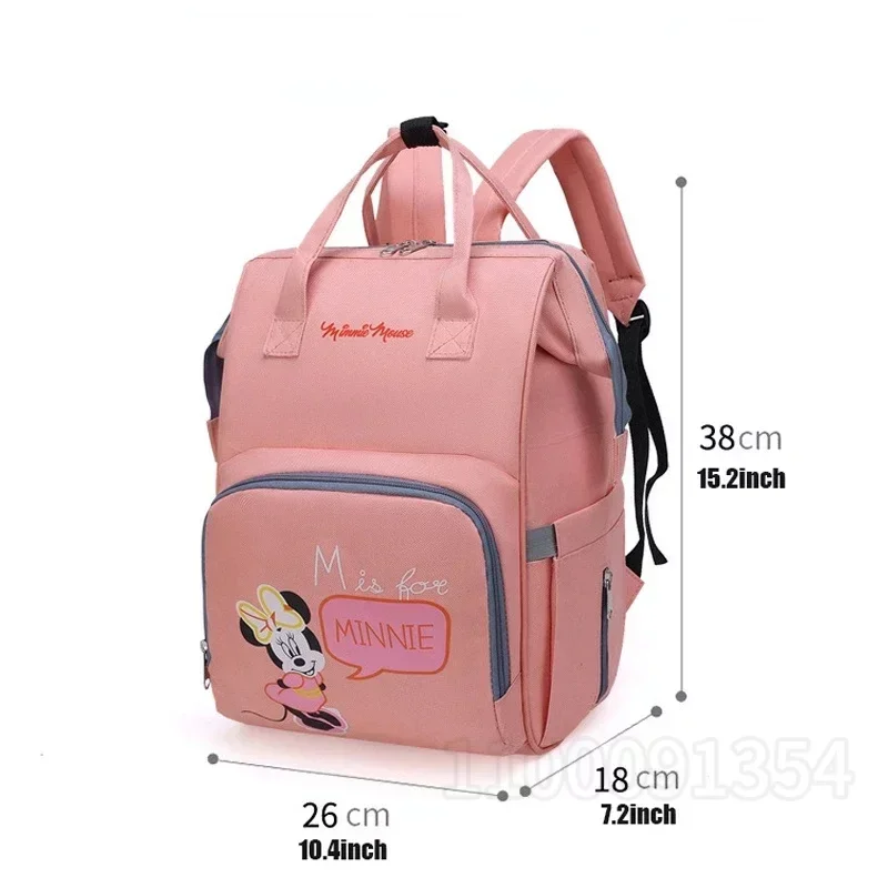 Disney New Fashion Baby Diaper Bag Large Capacity Maternity Bag Baby Waterproof Stroller Backpack Mickey Mouse Baby Diaper Bag