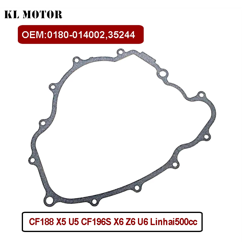 0180-014002 Engine Left Crankcase Cover Gasket For CF CF500 X5 UTV Kits