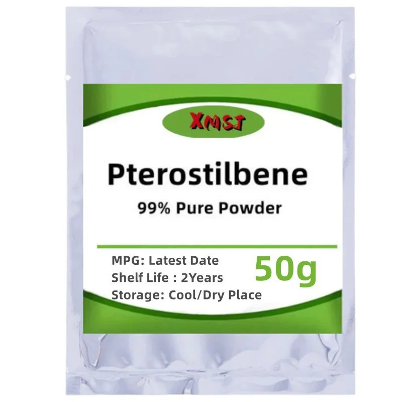 50g-1000g High Quality 99% Pterostilbene Cas 537-42-8, Free Shipping