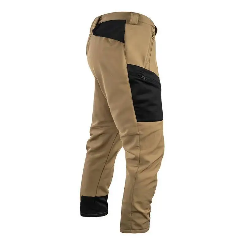 

Outdoor Waterproof Soft Shell Trousers Hiking Sports Men S Autumn Winter Plus Veet Windproof Warm Fleece Tactical Pants