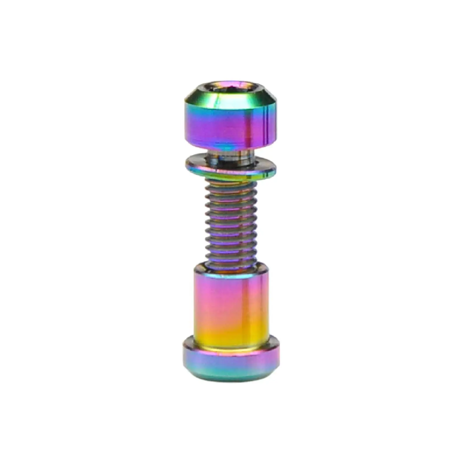 Bicycle Titanium Stem Bolt Screw Nut Durable Gasket Parts for Road Bike Modification and Custom Accessories