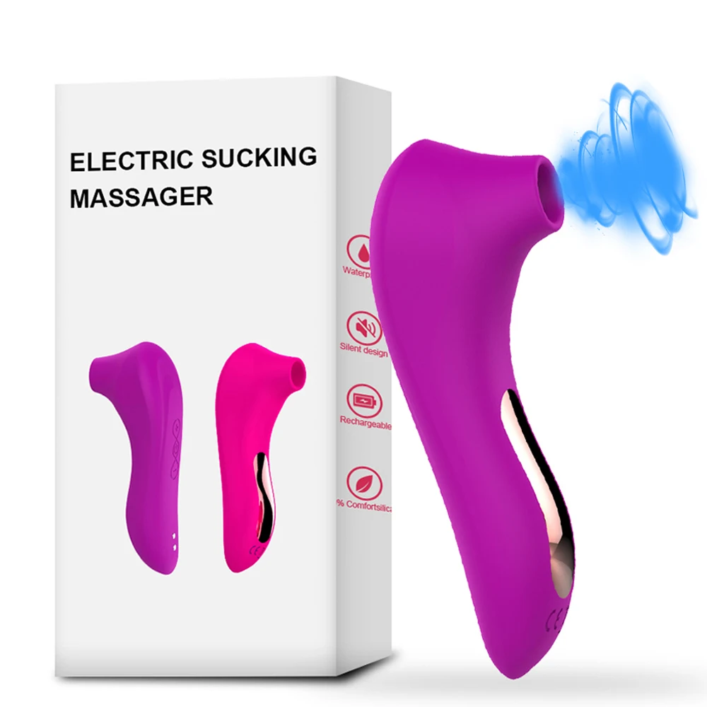 Potente vibrador de succión de clítoris para mujeres, estimulador de clítoris y pezón, masajeador femenino, Juguetes sexuales vibratorios, productos para adultos