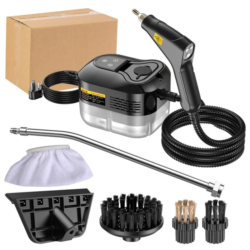 เครื่องอบไอน้ําแบบใช้มือถือ 110V/220V มัลติฟังก์ชั่นแบบพกพาอุณหภูมิสูงไอน้ําทําความสะอาดสําหรับเครื่องปรับอากาศห้องครัว Hood รถ