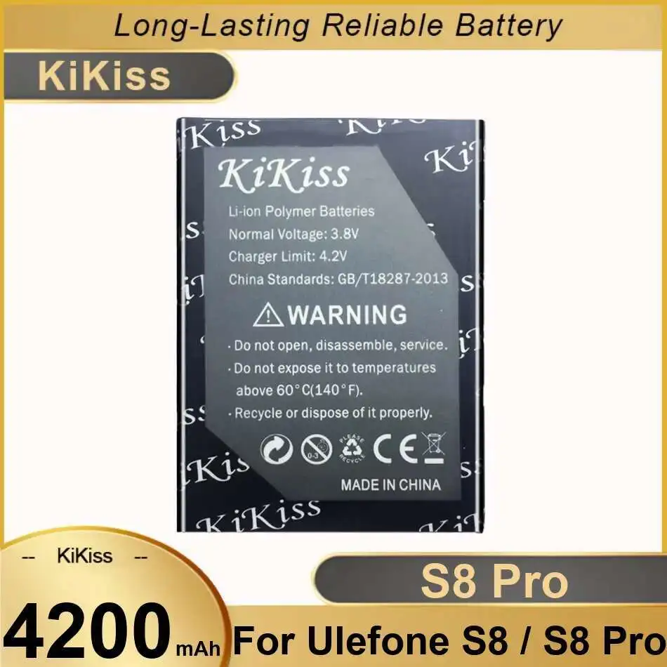 

4200Mah For Ulefone S8 Pro Reliable Power Safe Mobile Phone Battery