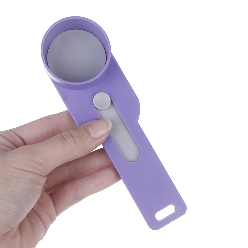 Creative No Spill Measuring Spoon Funnel Preparation Of Protein Powder Workout & Sports Drinks, Baby Formula Refill Mess Spill