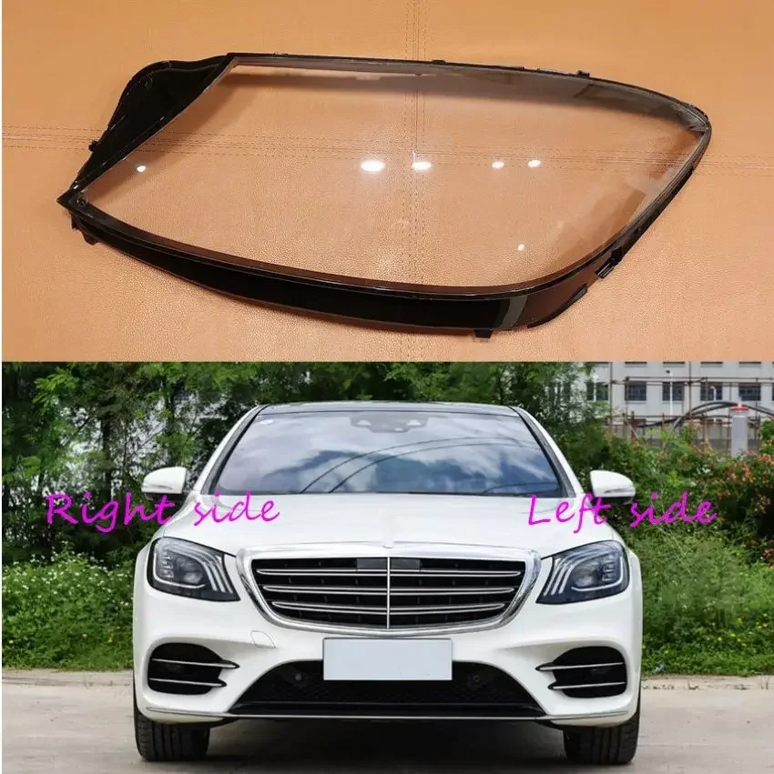 

For Mercedes-Benz S Class W222 2018 2019 2020 Replacement Car Headlamp Lens Headlight Shell Cover Headlight Glass