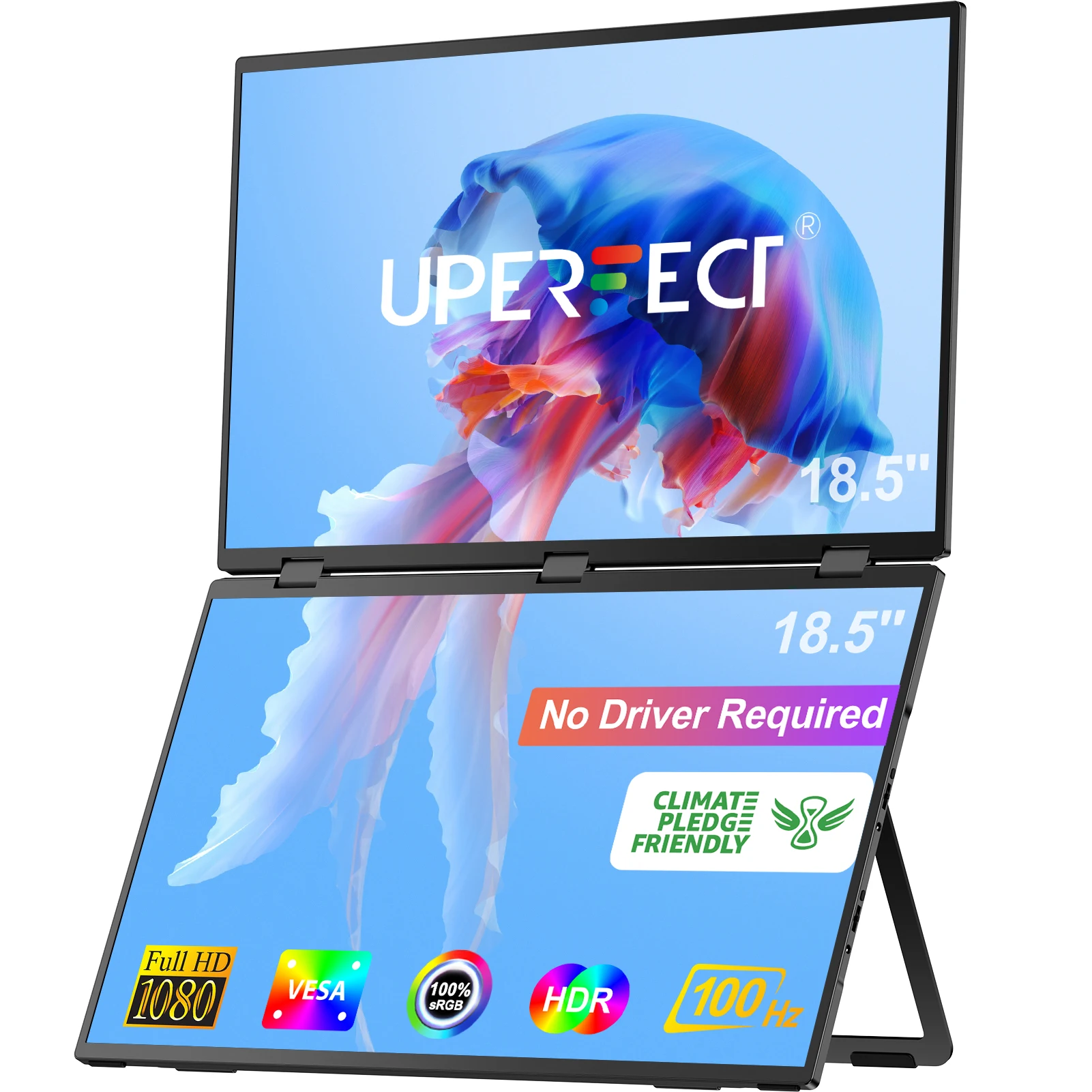 UPERFECT Triple Screen 15.6