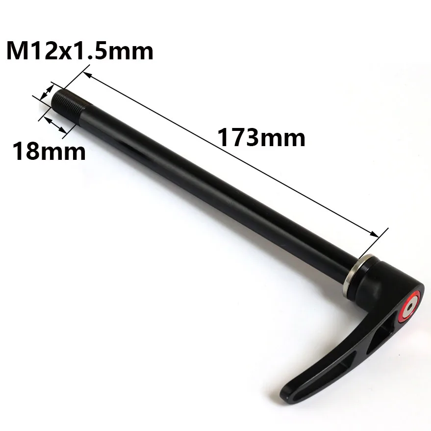 リアスルーアクスル 12x142 12x148 長さ L164 L168 MTB L173 ブースト