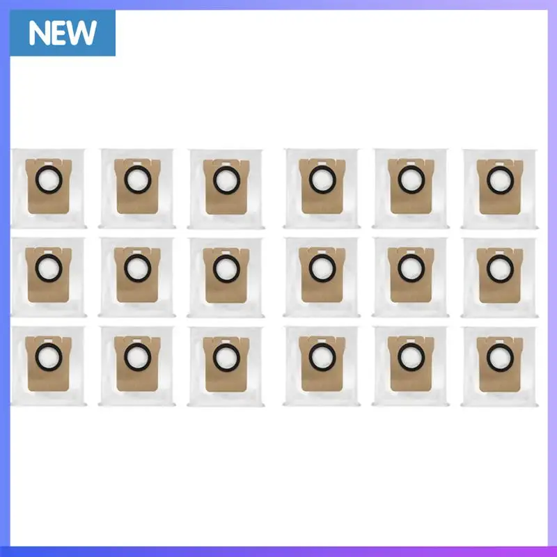 

A60P 18Pcs Dust Bags Replacement For Xiaomi Dreame L10S Ultra Robot Vacuum Accessories Parts Dust Bags