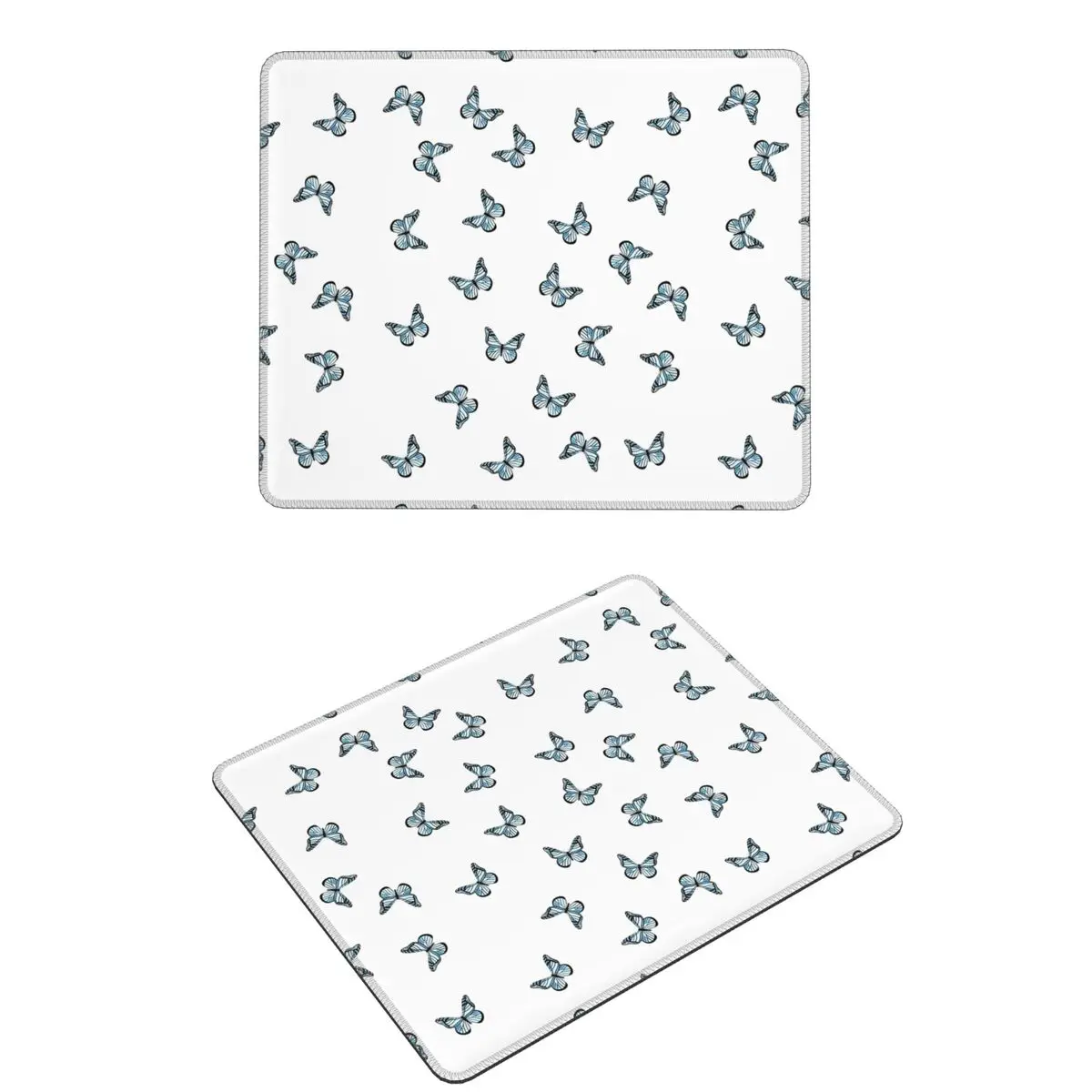 

Синий пастельный коврик для мыши с бабочками, компьютерная клавиатура, коврик для мыши, игровой коврик для ноутбука, офисные аксессуары, настольные коврики