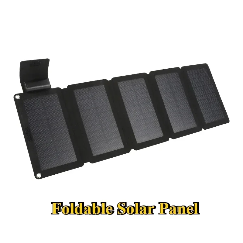 Outdoor Folding Multifunctional Portable Solar Charging Panel Foldable USB Output Device Camping Tool High Power Output