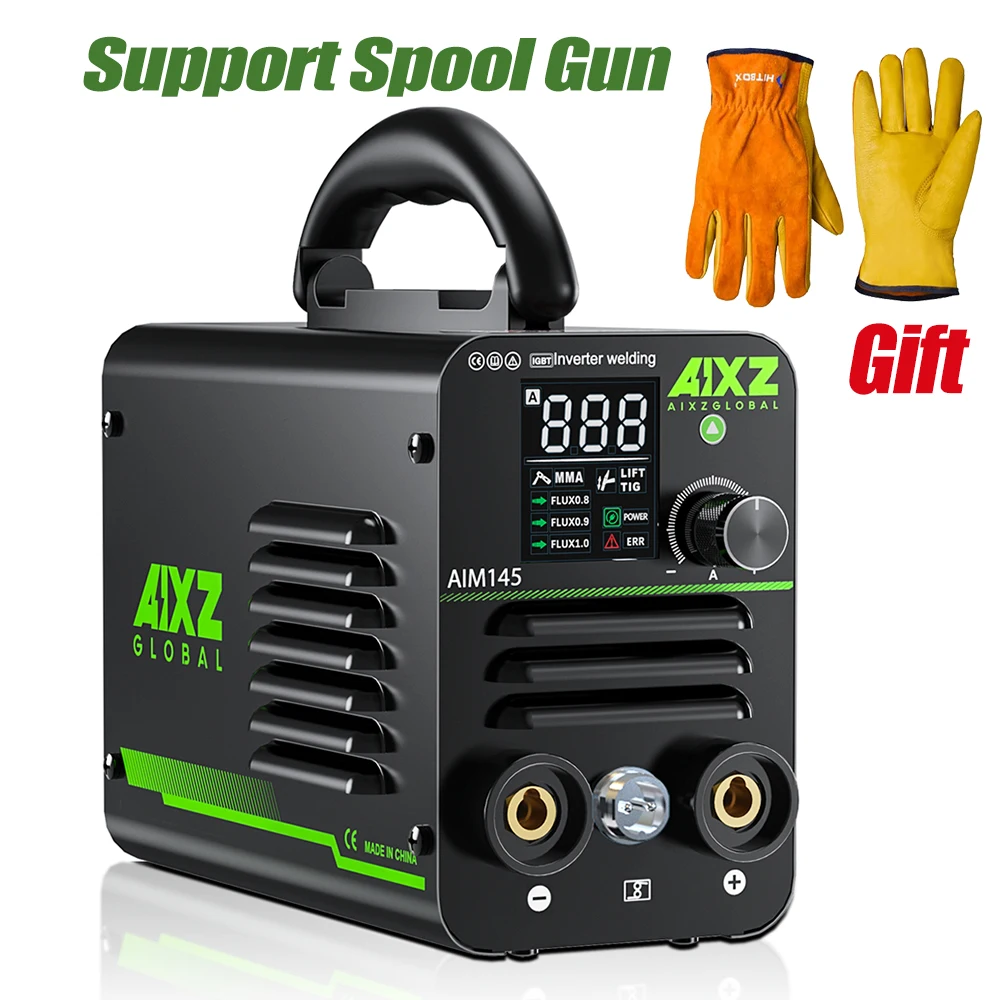 AIXZ 145A 3-in-1 halbautomatisches Schweißgerät MMA/LIFT WIG-Schweißgerät, unterstützt