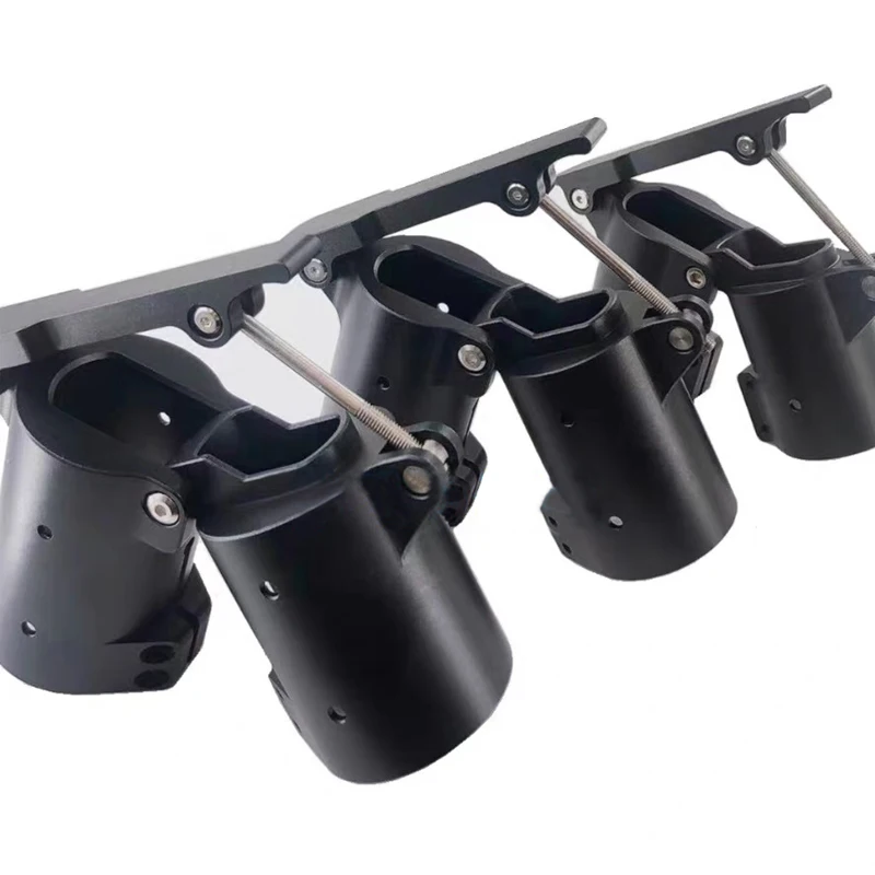 Agriculture UAV Aluminum Alloy Folded Quick Release Parts 30/40/50mm Anti Virtual Folding Arm Carbon Tube Fixed Seat Connector