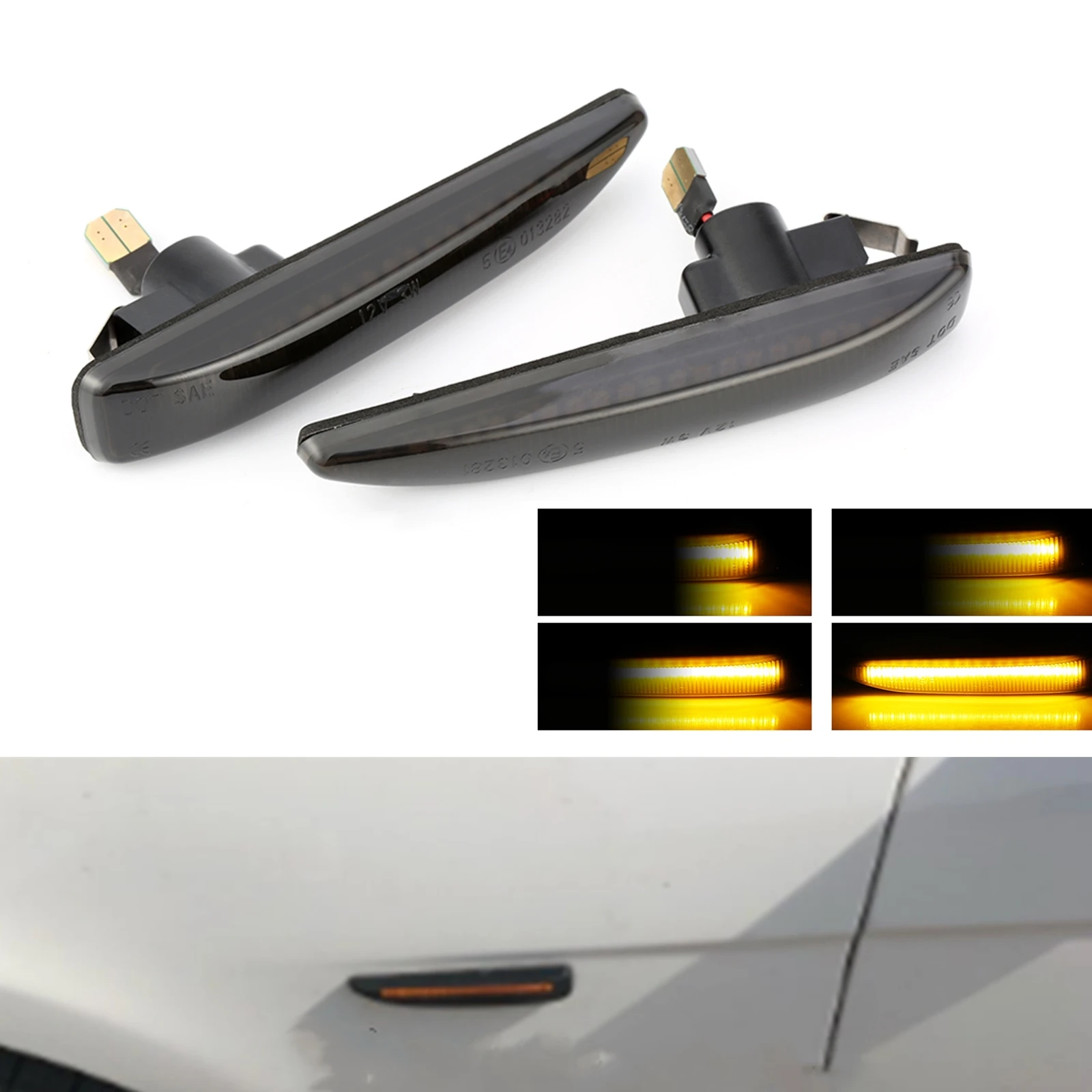 

Dynamic LED Side Marker Light For BMW 7-Series E65/E66/E67/E68 2001-2008 Car Body Fender Turn Signal Indicator Lamp Canbus Bulb