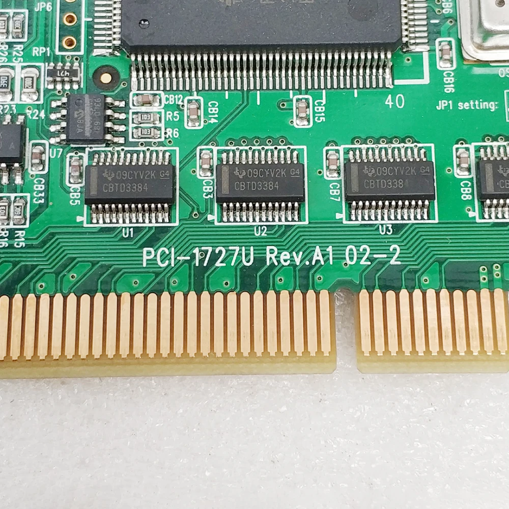 PCI-1727U Rev.A1 14 สำหรับพอร์ตอนุกรมบิตแอดวานเทคเอาต์พุตอะนาล็อก 12 ช่องพร้อมการ์ด IO ดิจิตอล