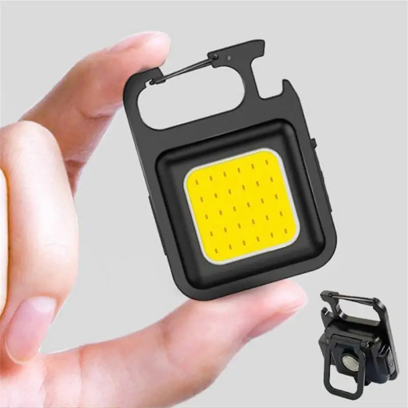 30 COB Lamps Keychain Light Portable Emergency Light Highlight COB Maintenance Light Outdoor Camping Bottle Opener Work Light