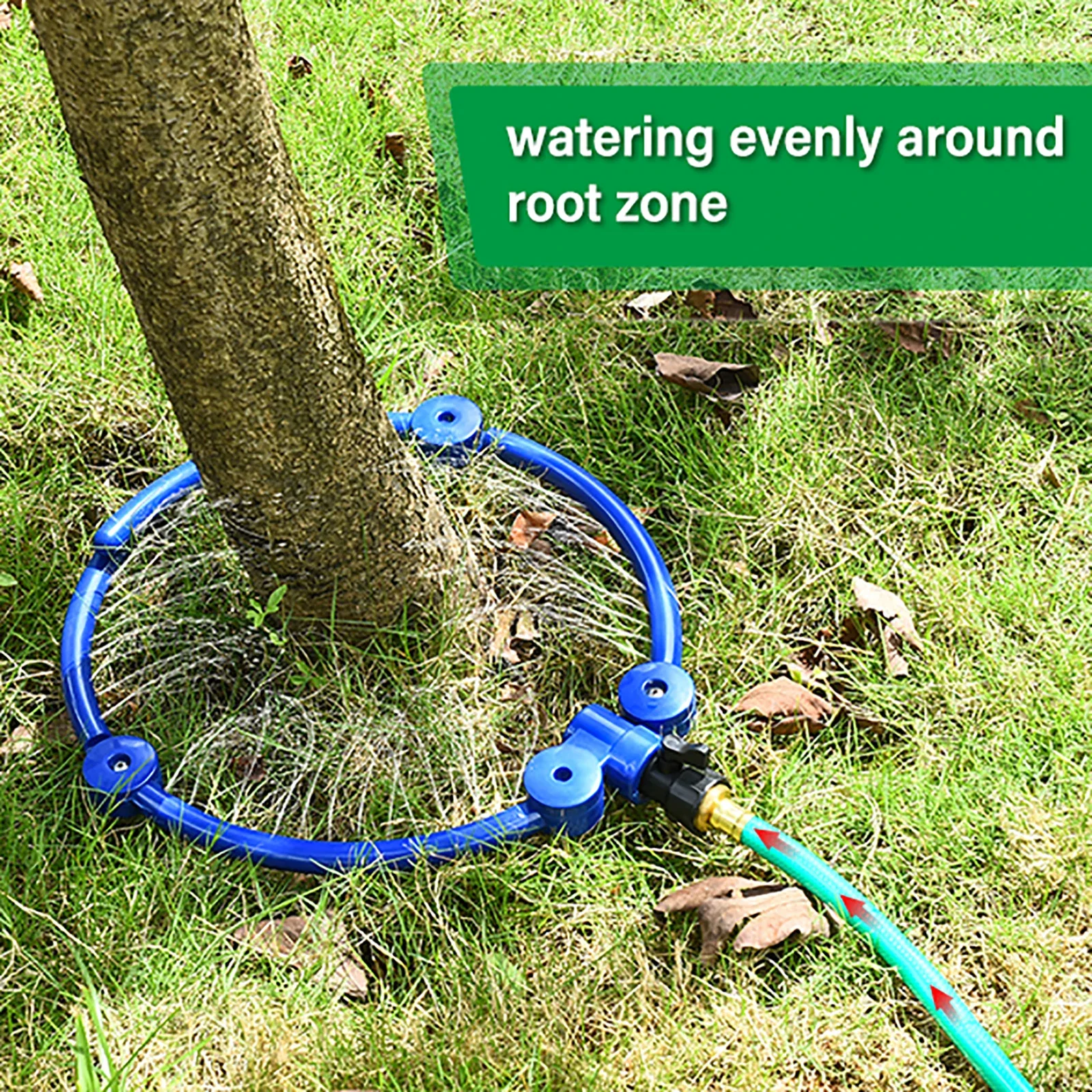 

360°Tree Water System Tree Root Watering Tool, Ring Circle Sprinkler Irrigation System Targeted Water For Little Tree