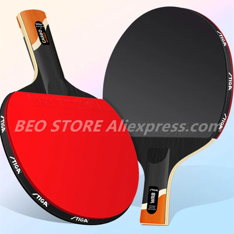 STIGA 6 Star Racket Offensive Professional Carbon Original Stiga Table Tennis Rackets Ping Pong Paddle Bat