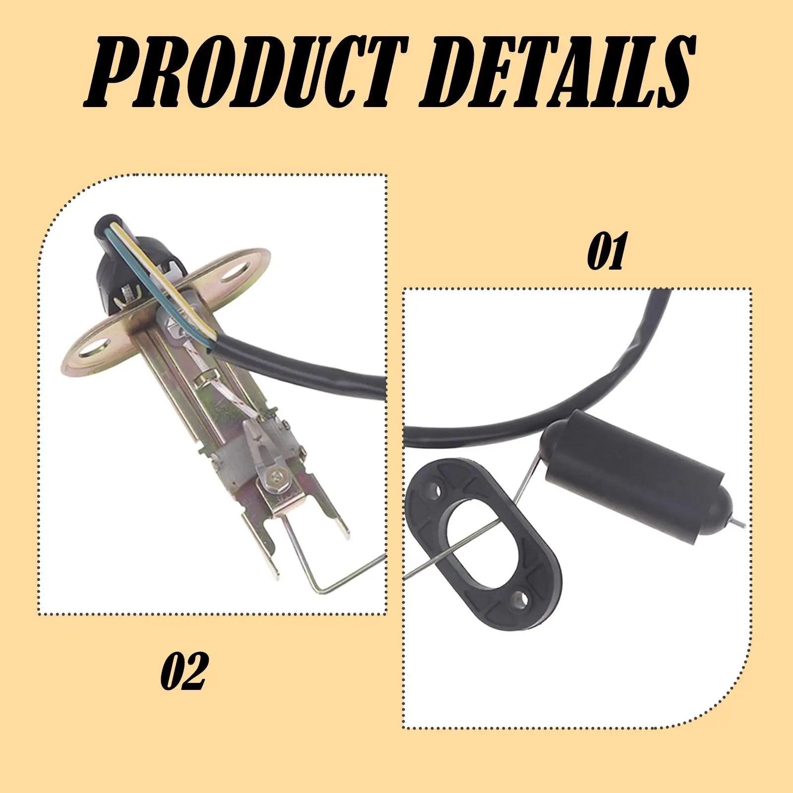 

Motorcycle Gas Tank Level Sensors Durability Replace High Performance Accessory Metal Motorbike Accessories for Gn125