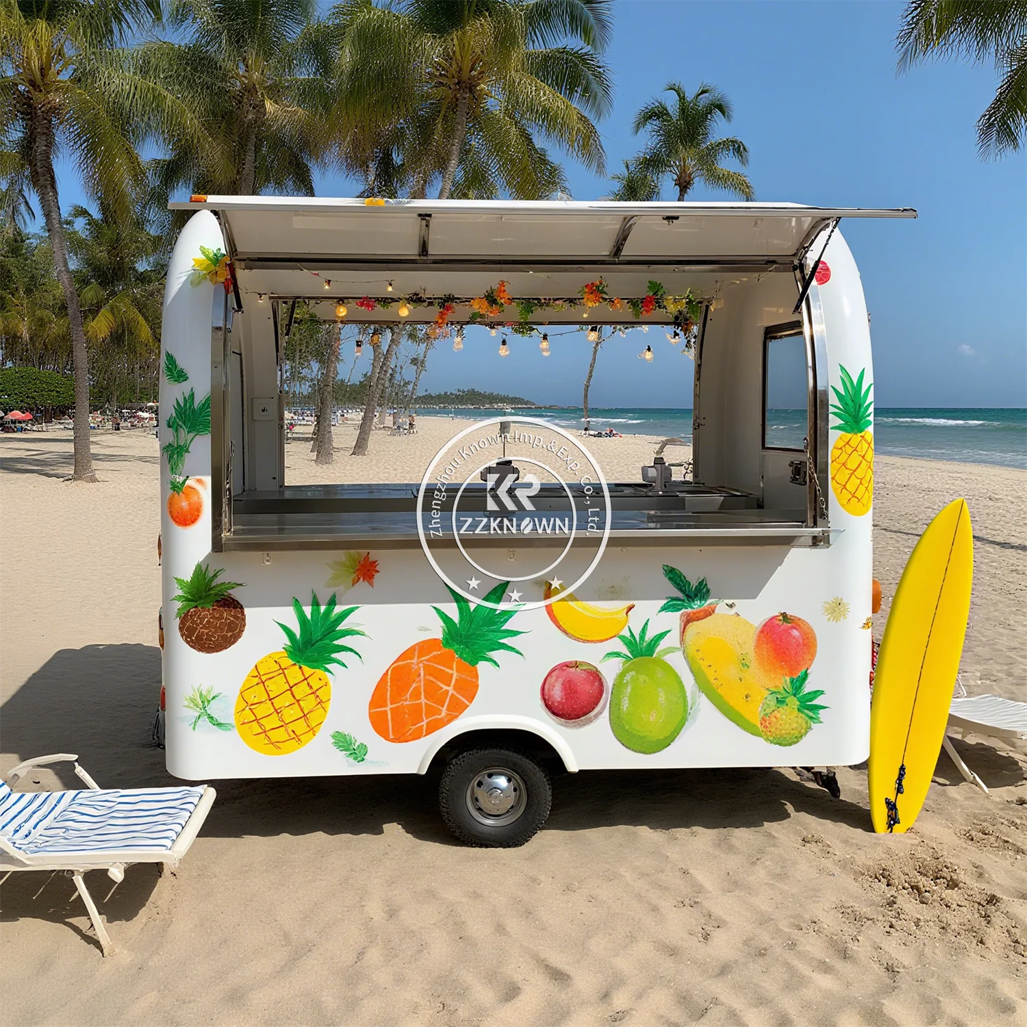 

Street Food Trailer Snack Food Truck Fully Equipmed Coffee Trailer Mobile Catering Bar Trailer Concession Food Truck for Sale