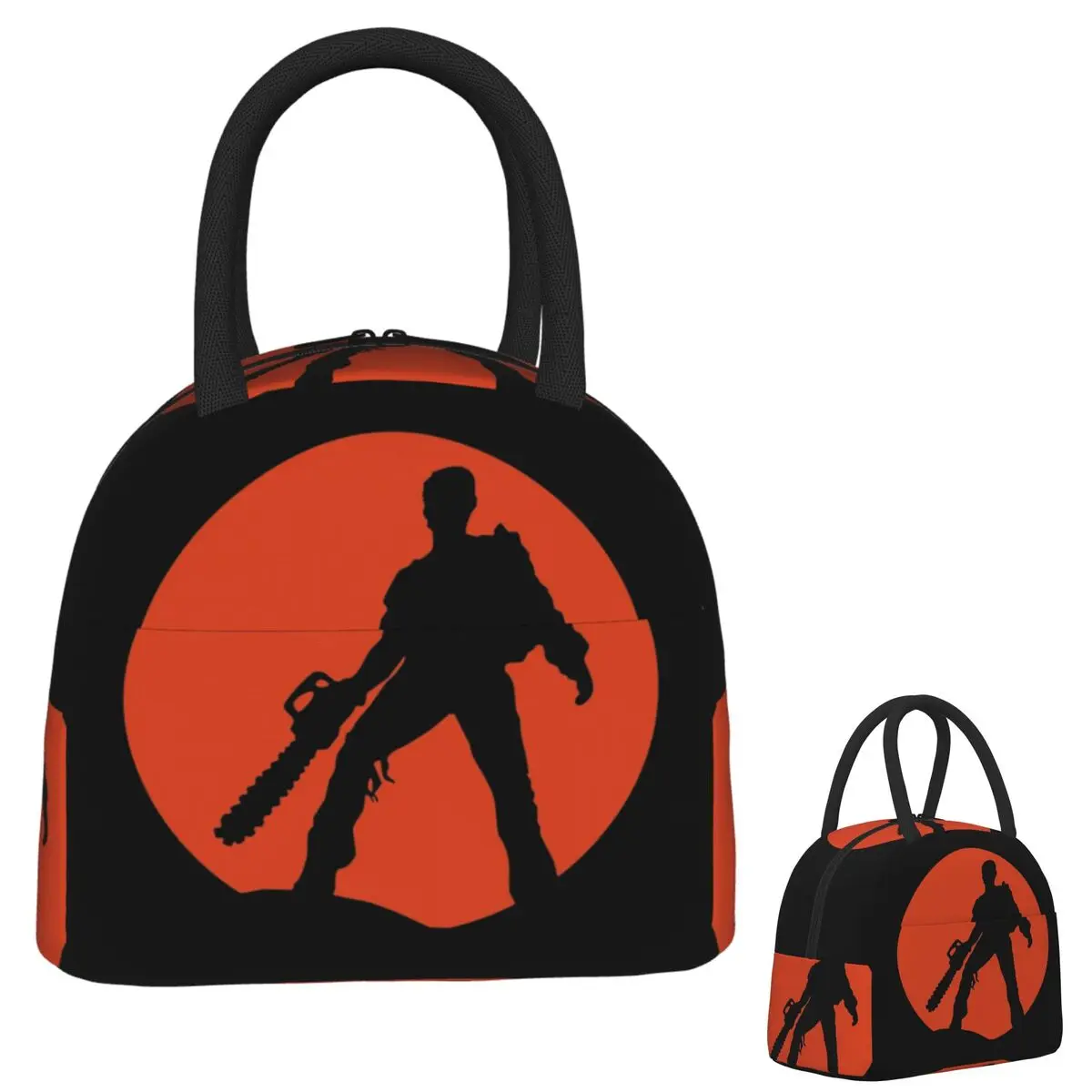 

Ash Vs The Evil Dead (Red) Lunch Bags Insulated Bento Box Portable Lunch Tote Picnic Bags Thermal Bag for Woman Student Work