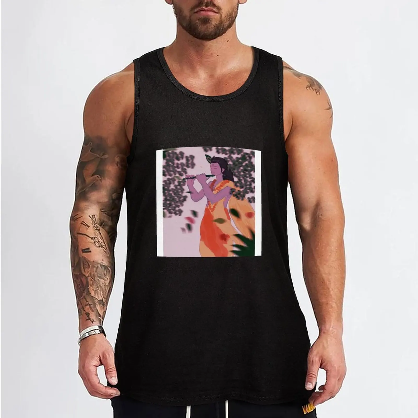 Krishna Tank Top basketball Men's gym clothing t shirts