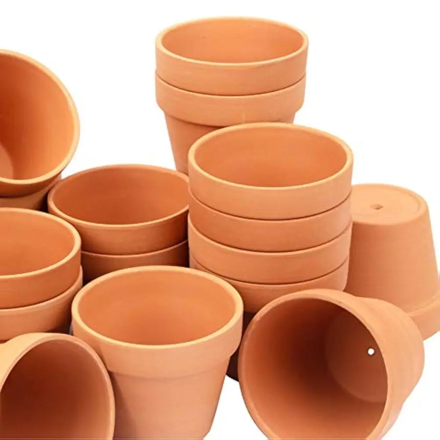 

Pack 4 Planter Nursery Pots Clay Pots Terracotta Pot Clay Ceramic Pottery Planter Cactus Flower Pots Succulent Nursery Pots Gard