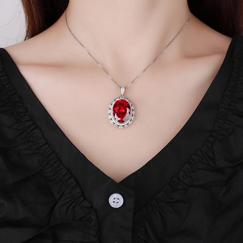 Jewelry Gold-Plated Bird's Nest Cut Egg-Shaped Elegant Pendant Main Stone 15*20