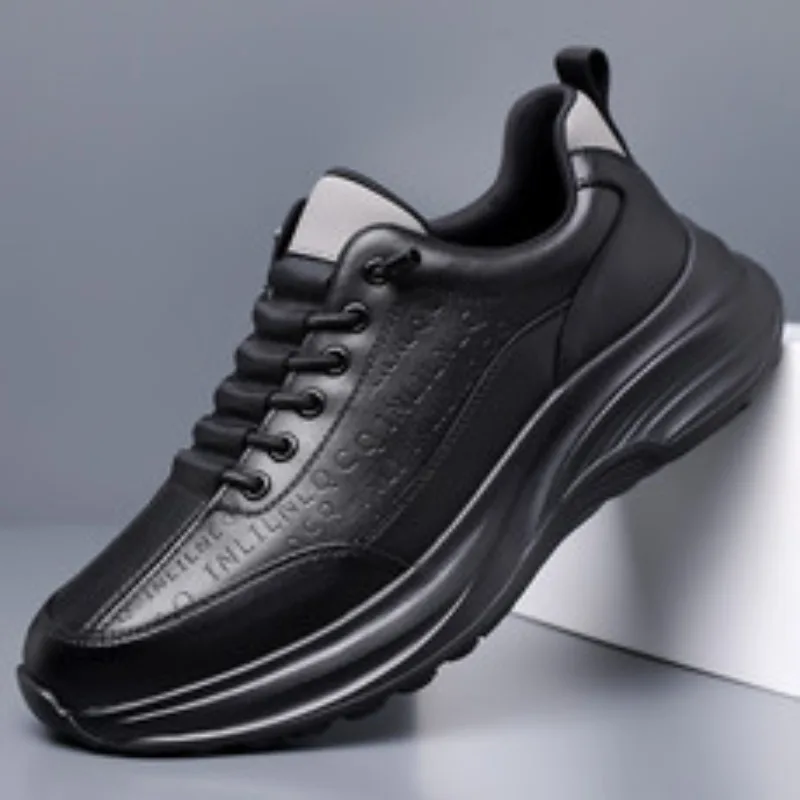 

Trendy Men's Casual Sport Shoes Spring Autumn 2024 New Style Business Casual Shoes Breathable Eva Sole Rubber Upper