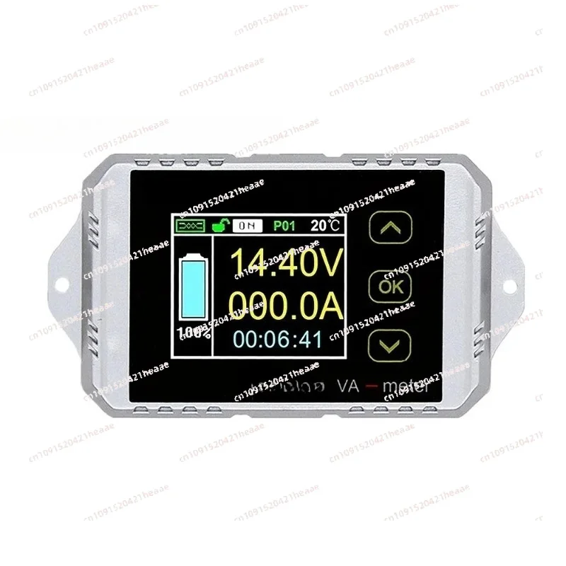 Suitable for   Capacity Monitor Coulomb Counter  Color Screen Coulomb Meter  Digital Wireless Ammeter Voltmeter
