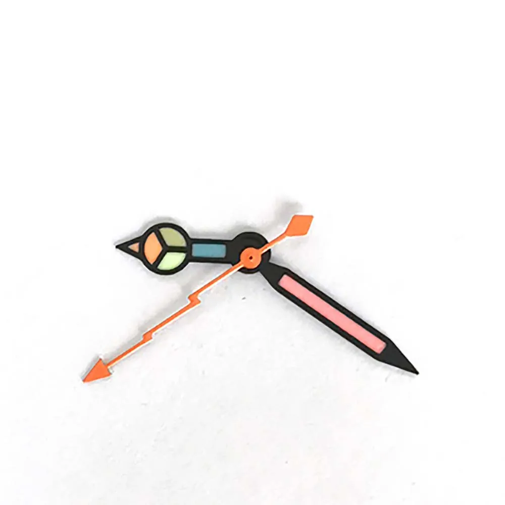 시계 바늘 녹색 야광 바늘 NH35 시계 포인터 (NH35/NH36/4R/7S 무브먼트 교체용 3핀 바늘 개조 액세서리)