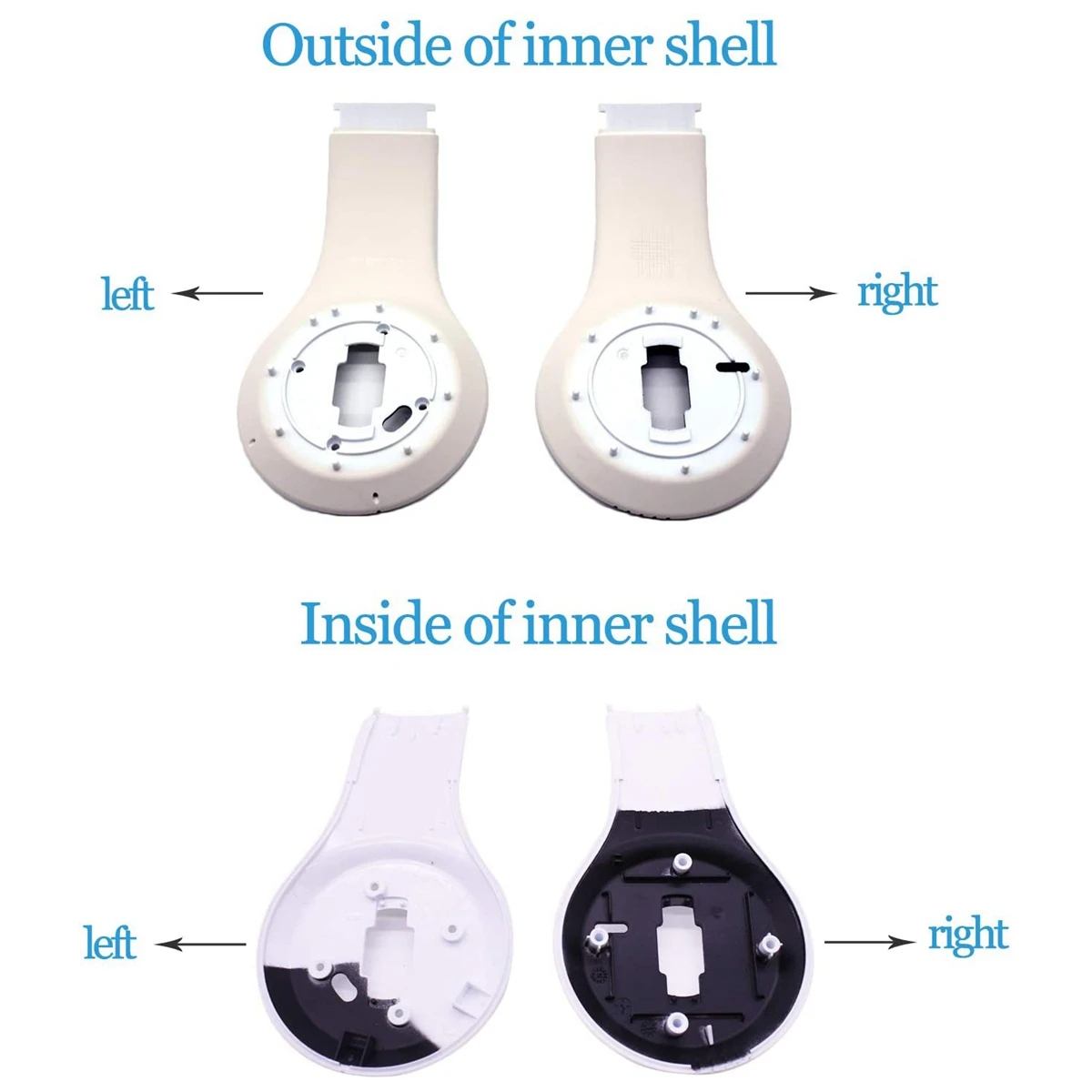 หูฟัง1คู่หุ้มด้านในสำหรับหูฟัง Beats Studio 3.0หูฟังไร้สายอะไหล่ซ่อมแซมผ้าซาตินทอง