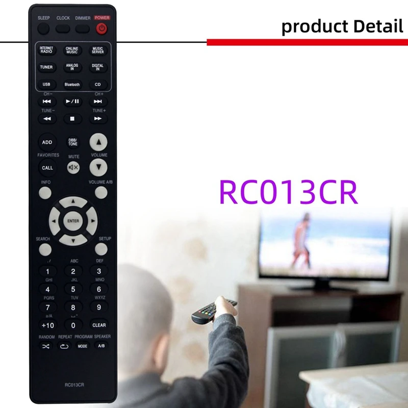 Remote Control RC013CR Replaced For Marantz CD Receiver MCR611 MCR611U M-CR611 M-CR611U Parts