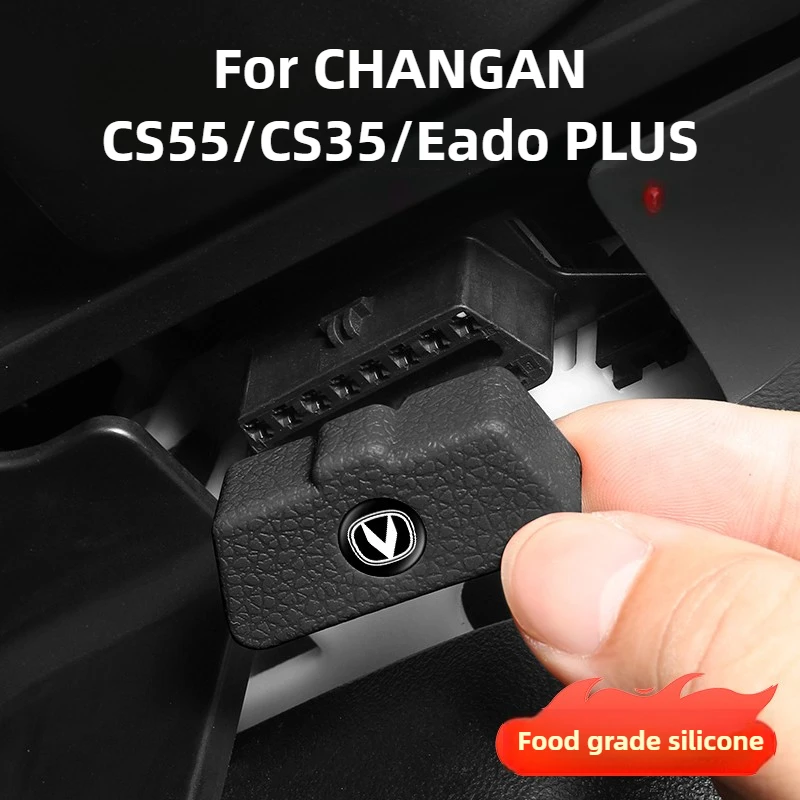 

OBD Port Cover For CHANGAN CS55/CS35/Eado PLUS Accessories 2026/2025 Liquid Silicone Handle Design Buckle Installation 2022-2024