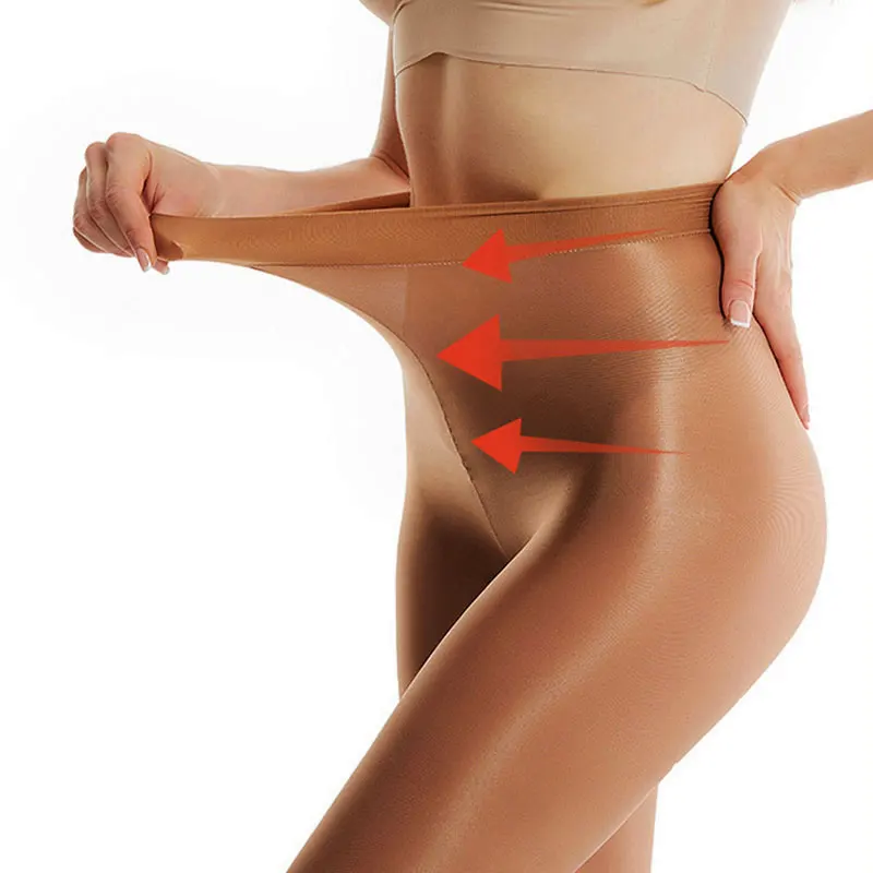 80D verstärktes Schrittpolster Yoga-Leggings Damen Nylon-Strumpfhose S M L XL Übergröße für Nachtclub-Sängerinnen Bühnenauftritte – Detail 3