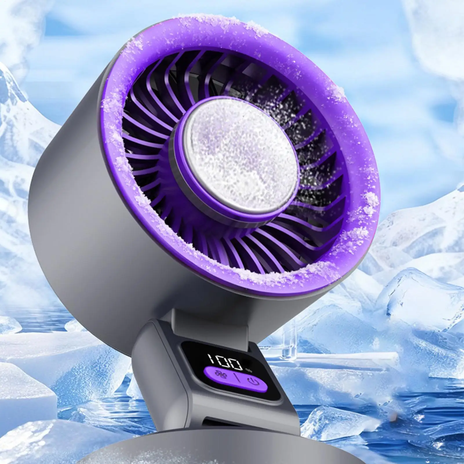 

Cooling Desk Fan Foldable Rechargeable Travel Air Cooler Desk Fan With Hook For Home Office Travel Bedroom Outdoor Summer Work