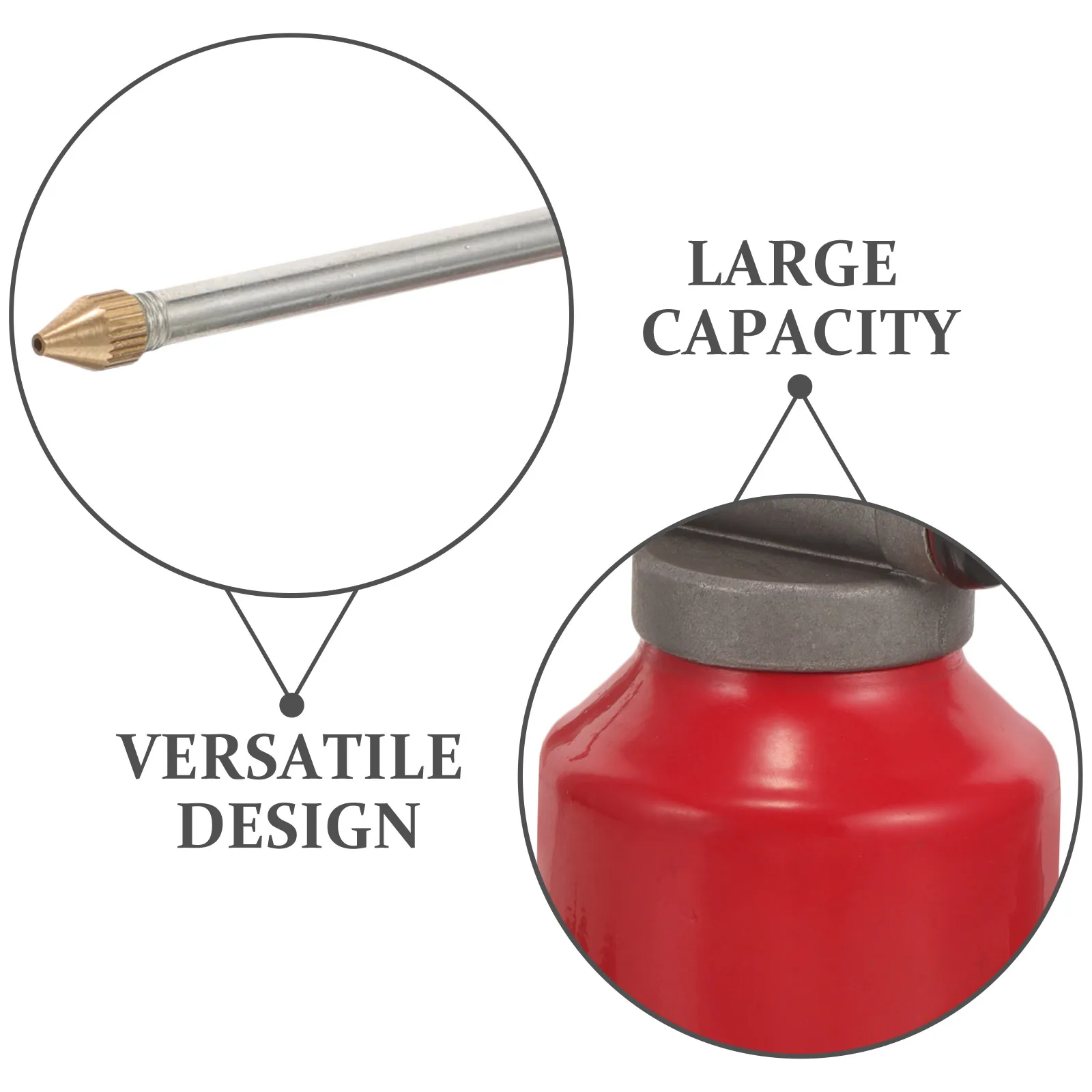 

Manual Gun Large Capacity Hand Push Can Accurate Nozzle For Motorcycle Engine Oil Bottle Metal Container Vehicle