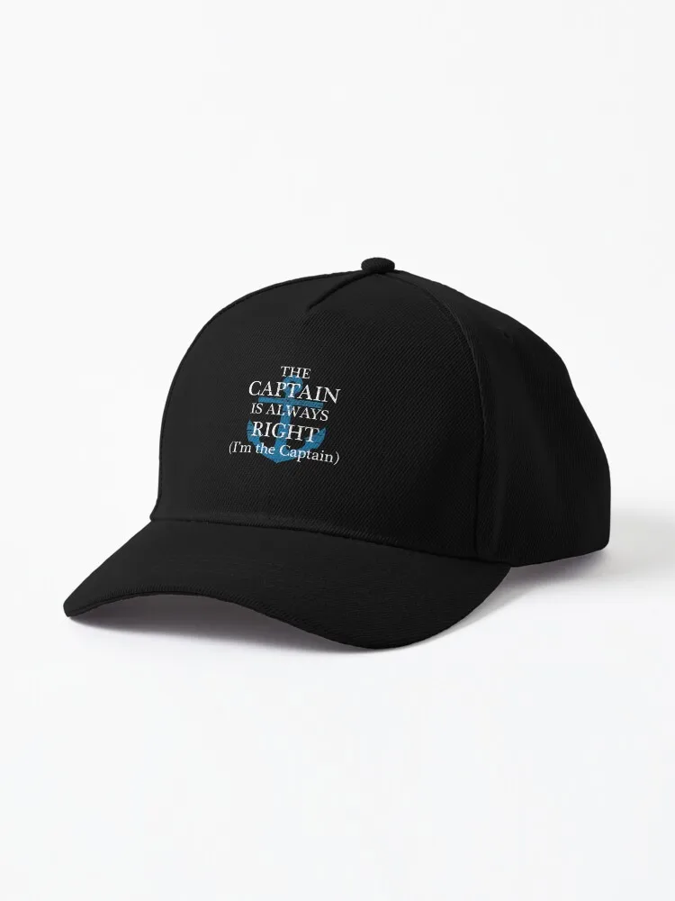 The Captain Is Always Right and I'm The Captain Baseball Cap Golf New In Hat Golf Hat Men Women's