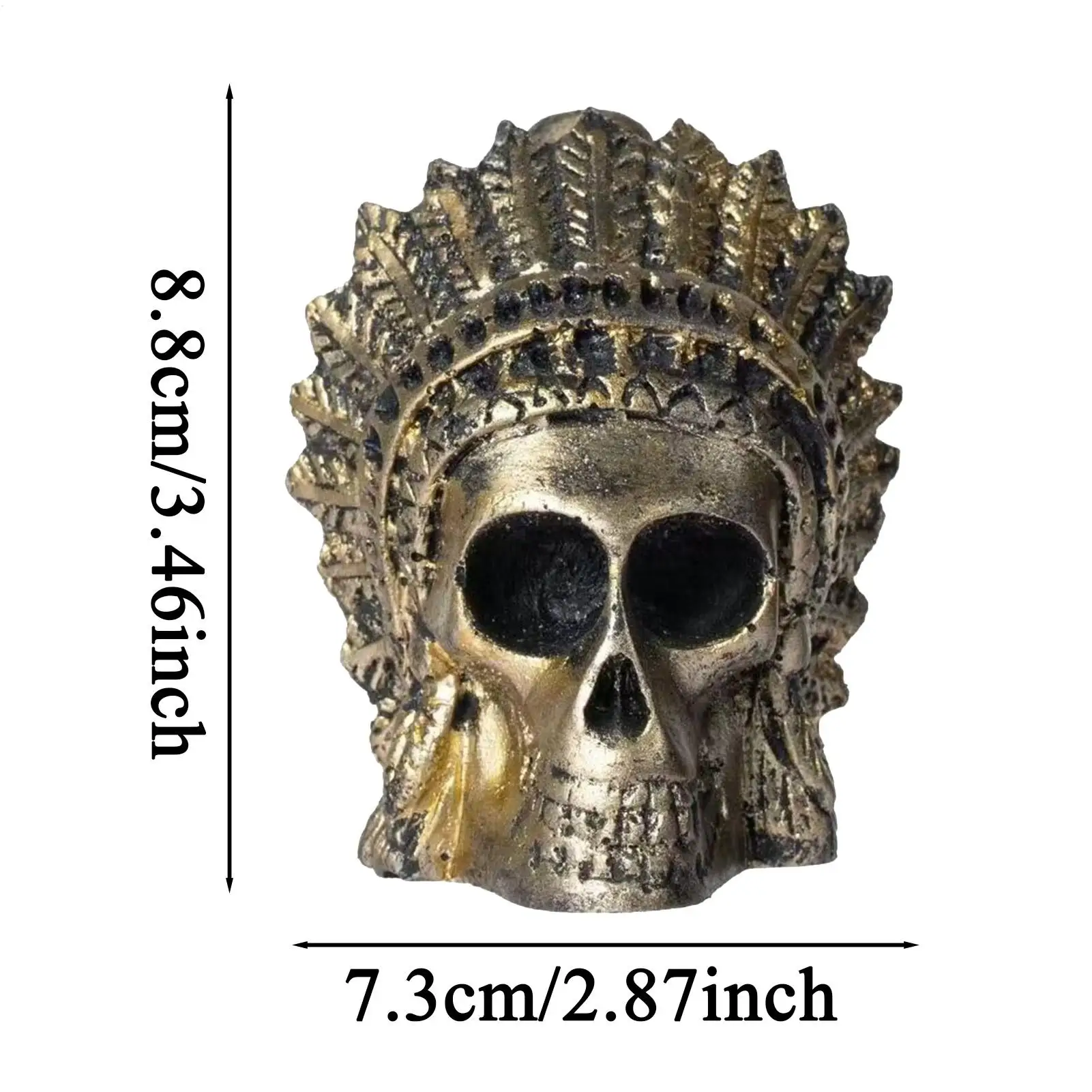 Aztec Death Whistle Halloween Scary Sound Prop Unique Weird Decor for Horror Parties Pranks Collectibles Gift for Adults Teens