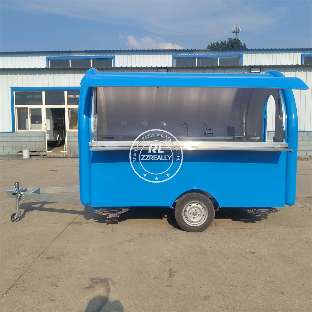 

Commercial Mobile Catering Truck Customizable Custom BBQ Ice Cream Food Trailer Street Food Truck Fully Equipped
