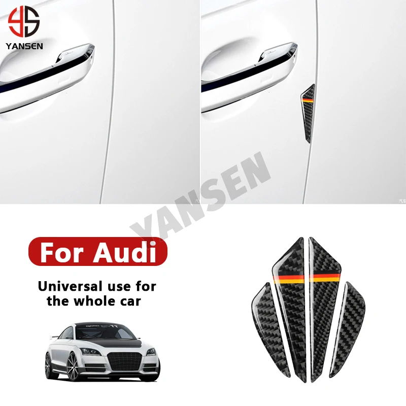 

4Pcs Car Door Edge Guard Scratch Protector Strip Anti-collision Trim For Audi TT MK1 8N 8j MK123 2008-2014