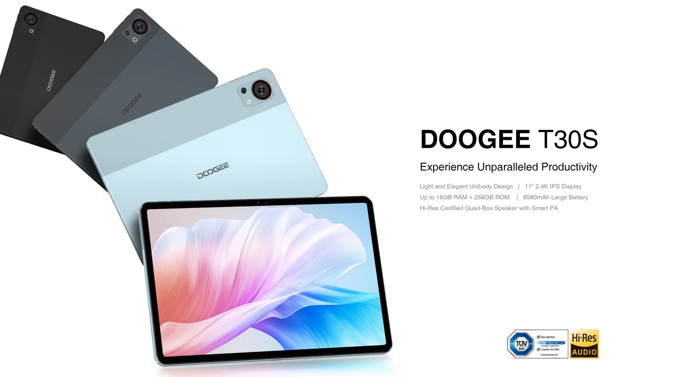 2025 New Doogee T30S, Cpu T606 120Hz 11 Inch, Cost-Effective 4G Calling Tablet, 6Gb Ram, 256Gb Rom 24-Hour Shipping