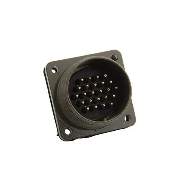 Waterproof Circular Connector 24 Position MS3102A24-28P Socket MS3108A24-28S Plug with Mount Box MS5015 Series IP67
