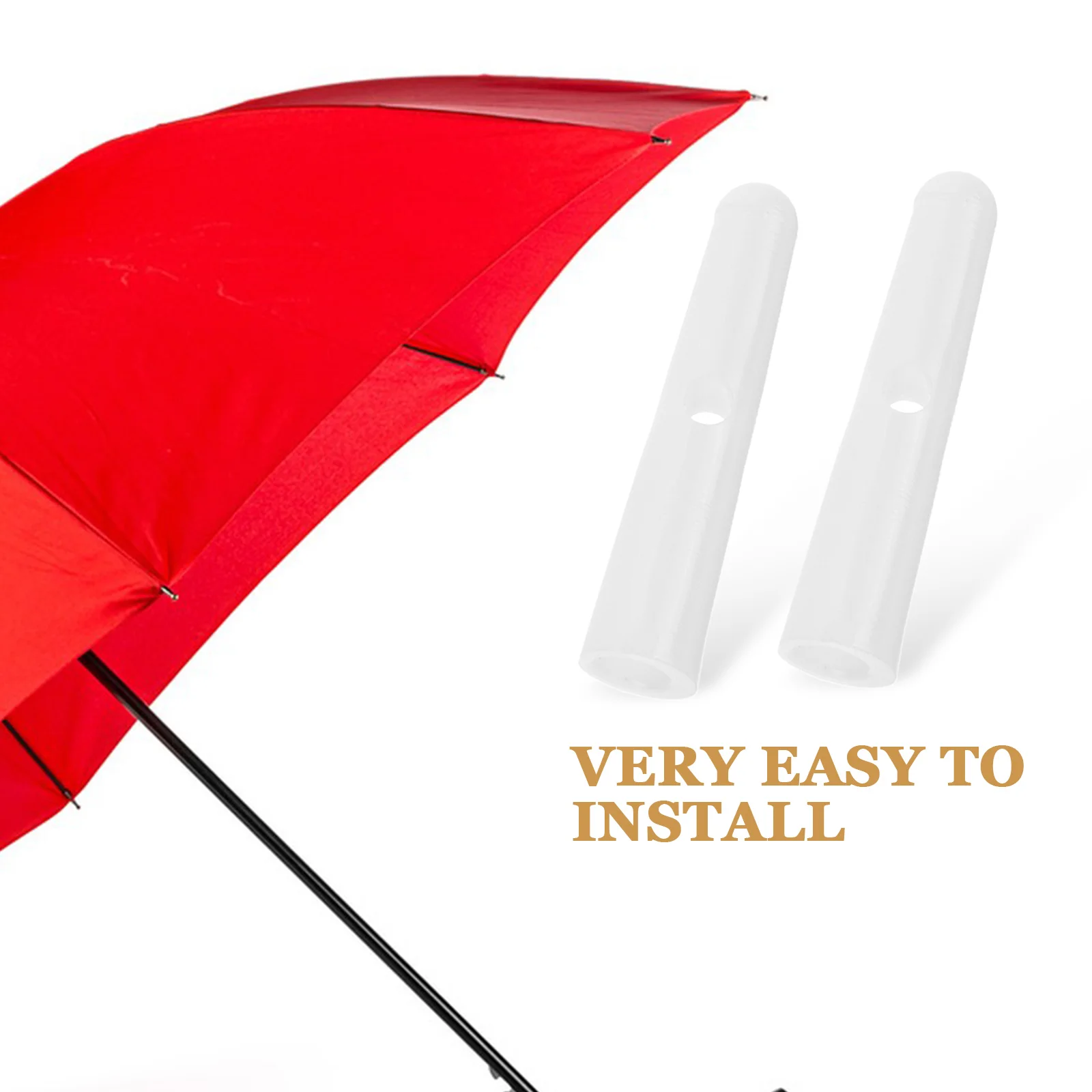 

10Pcs Plastic Folding Umbrella Tail Beads Durable Replacement Repair Parts for Rain Umbrella Accessories Small Tail Beads