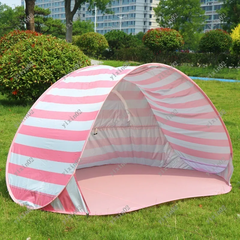 

Portable Quick Open Beach Tent Anti-UV Shelter for Persons Seaside Outdoor Activities