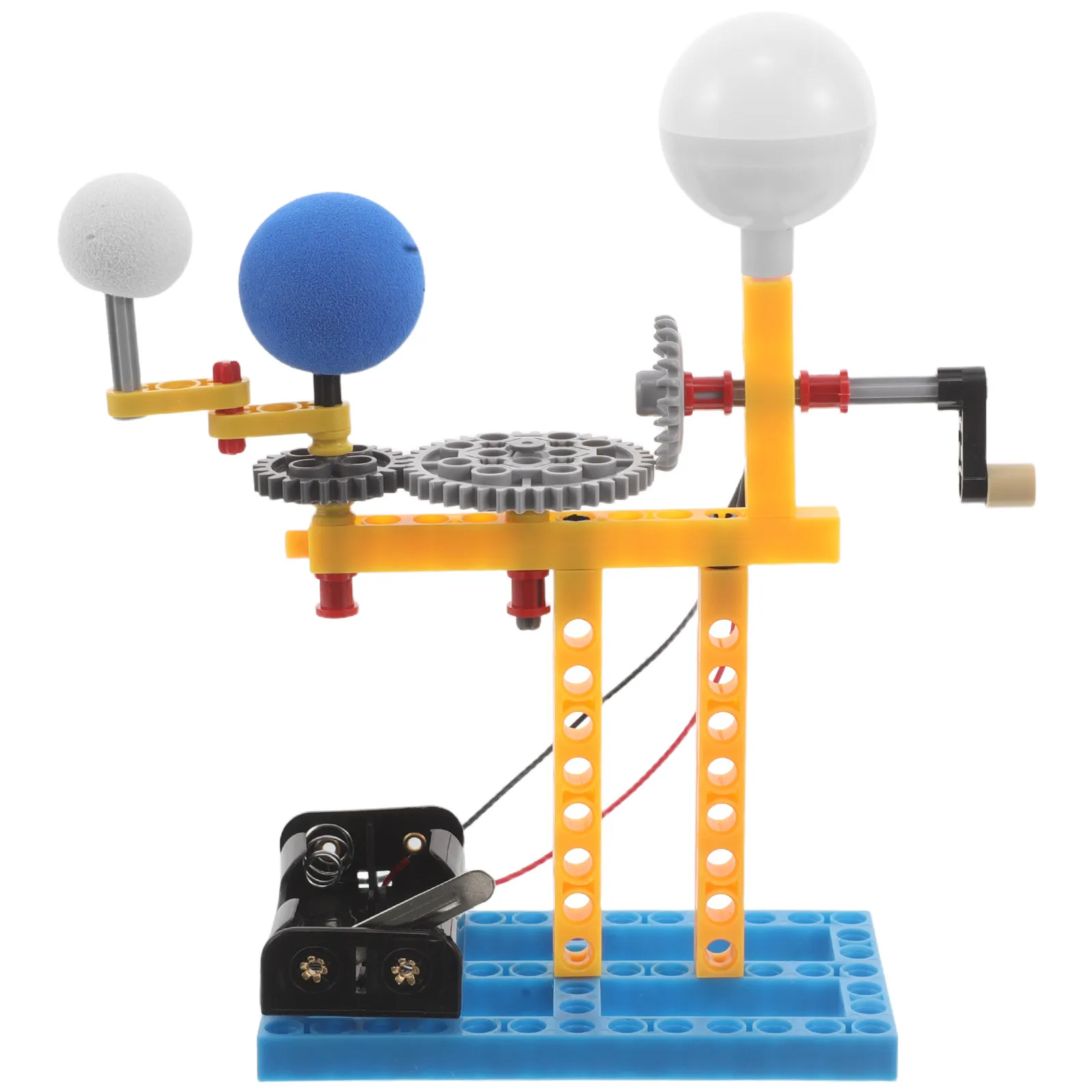 Three-Ball Solar System Instrument High-Accuracy Stem Classroom Science Educational Sun Earth Moon Rotation Planetary Display