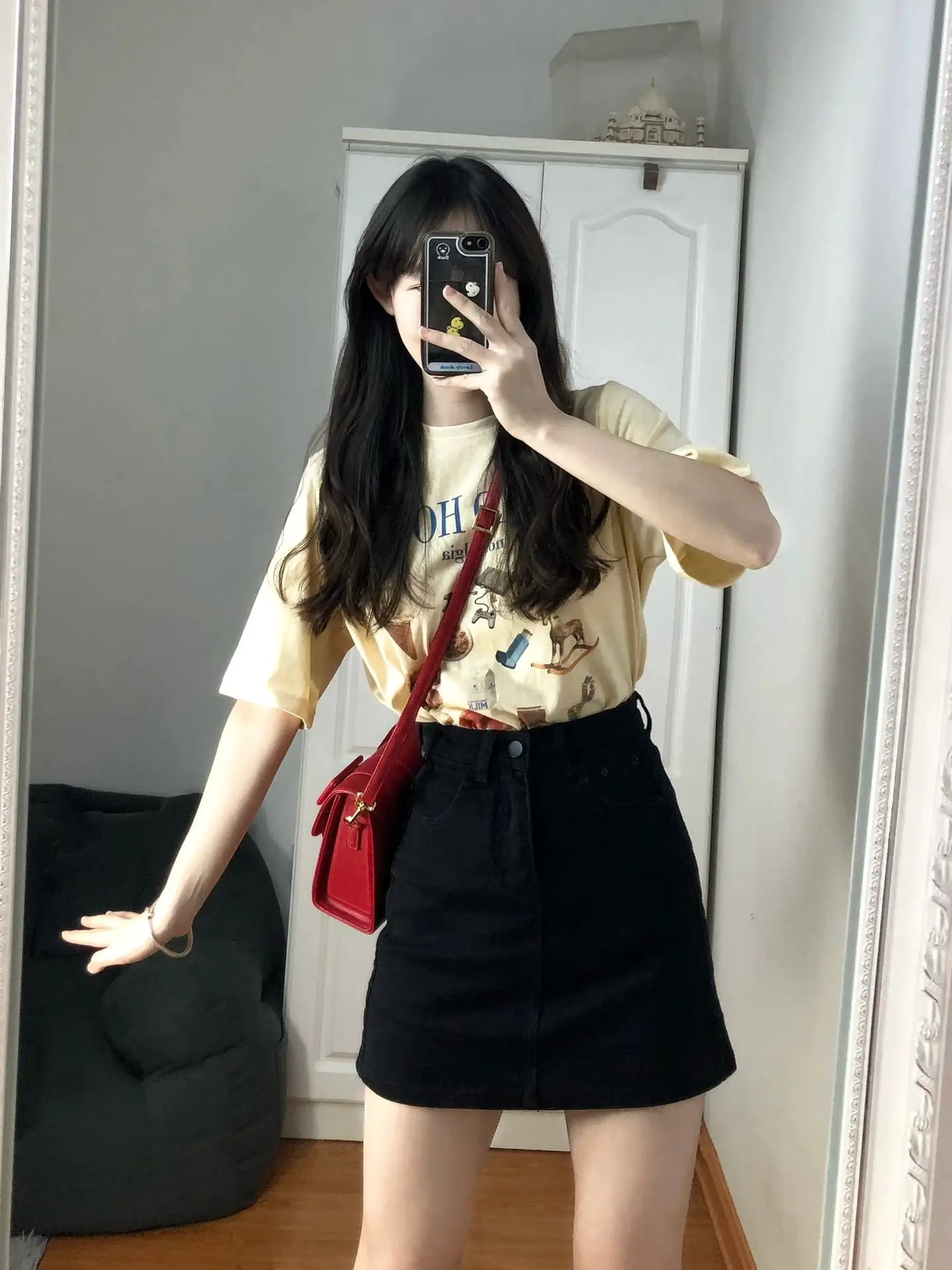 High Waist A-Line  Skirt Women's Denim Bodycon Skirts Trendy Summer ort Skirts Korean Sle plus Size Hip Concealment