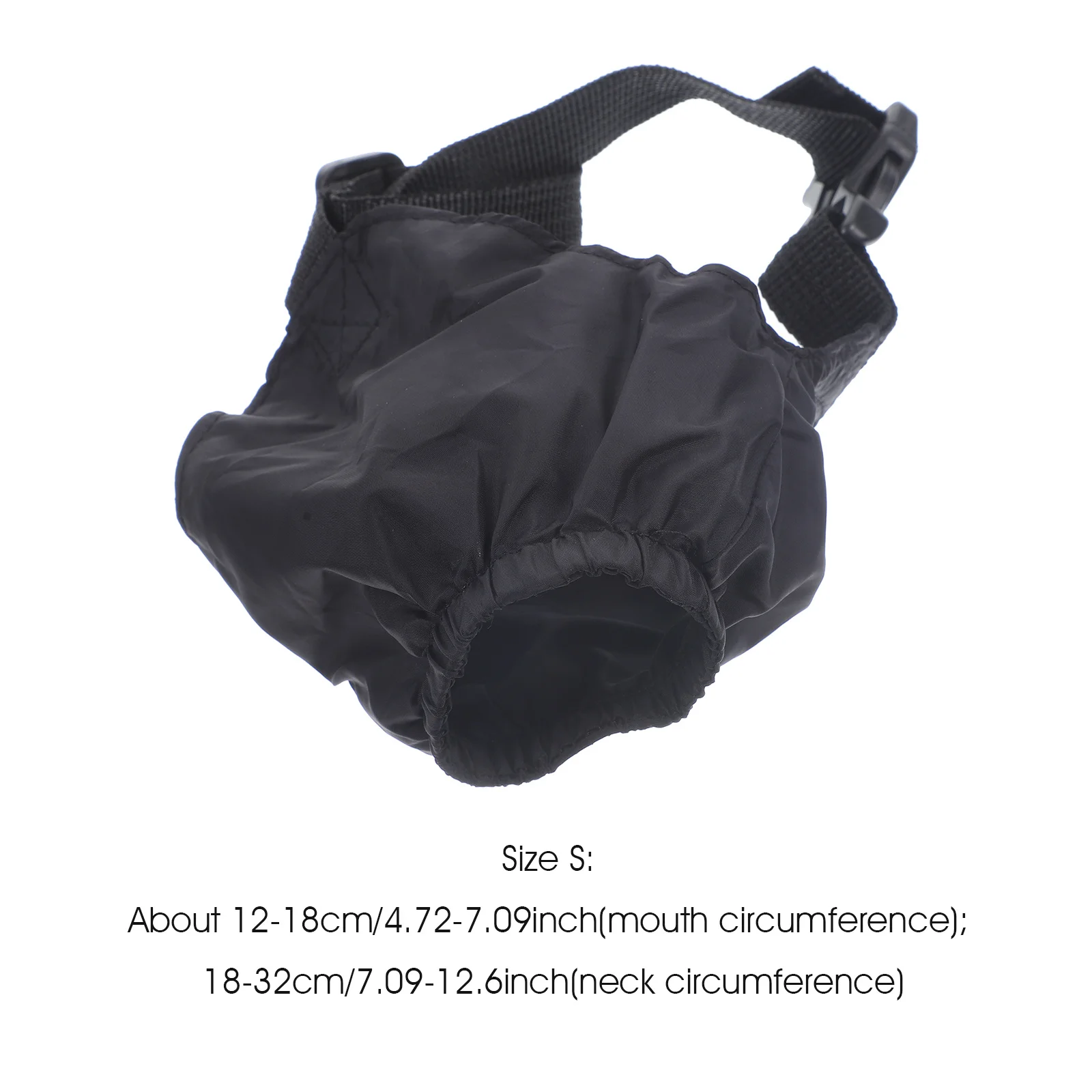 1 قطعة قناع عين الحيوانات الأليفة الأسود دائم النايلون خفيفة الوزن المحمولة للكلاب القط متعددة الوظائف المضادة للإثارة بليندر تنفس